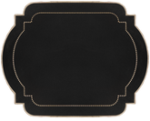 Jogo americano retangular Classic Preto e Bege